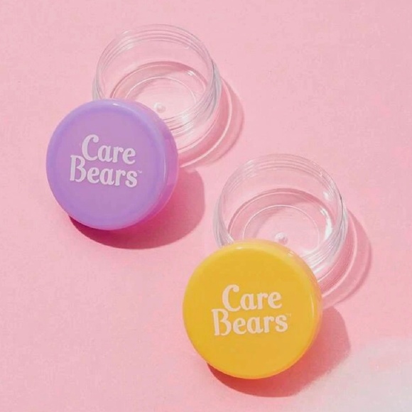 SOLD Care Bears Cartoon 14pc Lot Travel Bottles, Mini Makeup Puffs, Powder Puffs - Picture 5 of 15